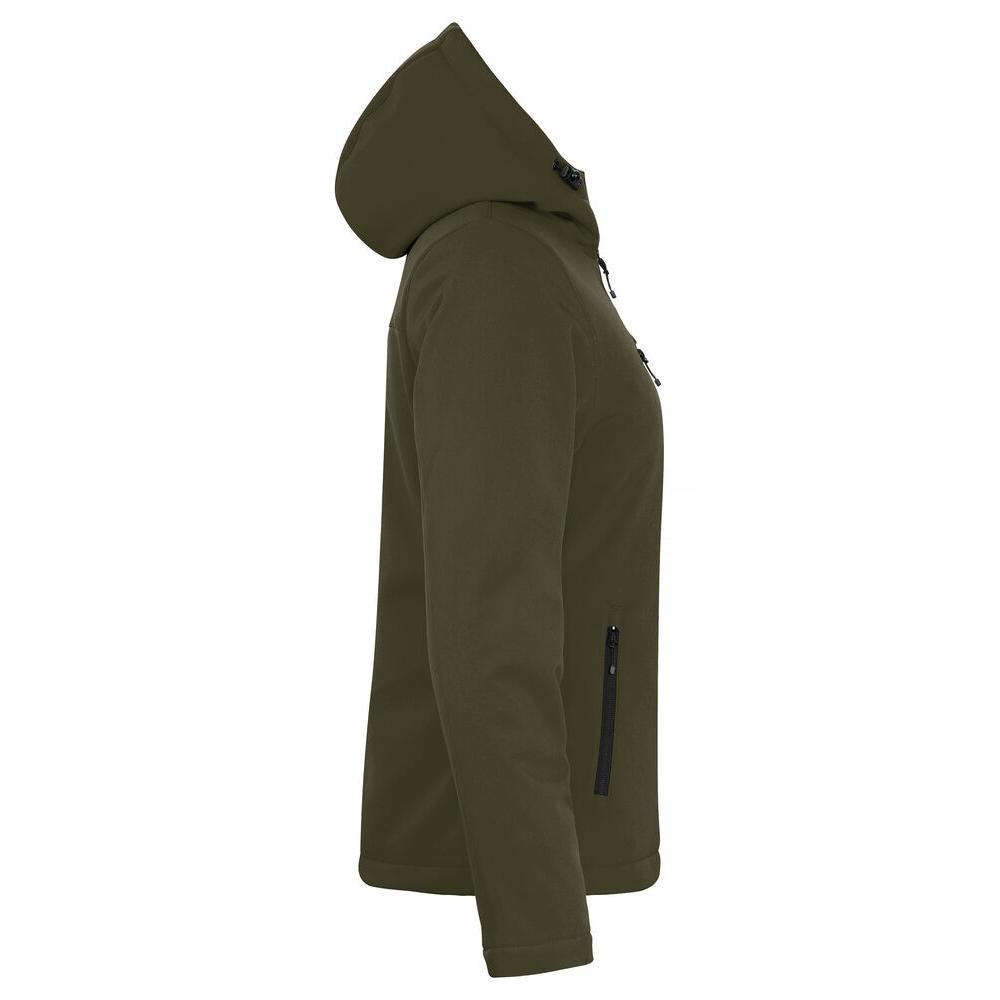 Padded Hoody Softshell Women - Fog Green - Image 4