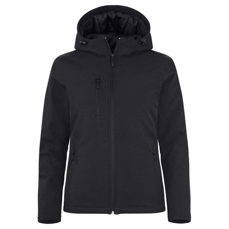 Padded Hoody Softshell Women - Black - Image 1