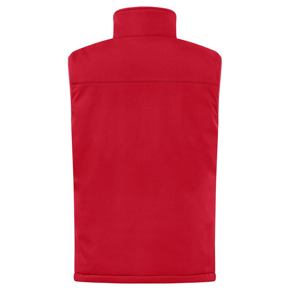 Padded Softshell Vest - Red - Image 2