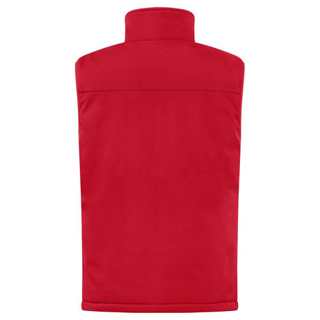 Padded Softshell Vest - Red - Image 2