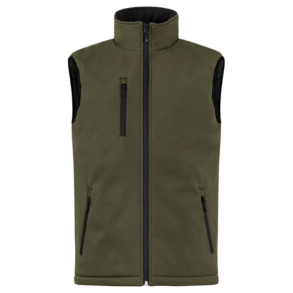 Padded Softshell Vest - Fog Green - Image 1