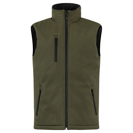 Padded Softshell Vest - Fog Green - Image 1