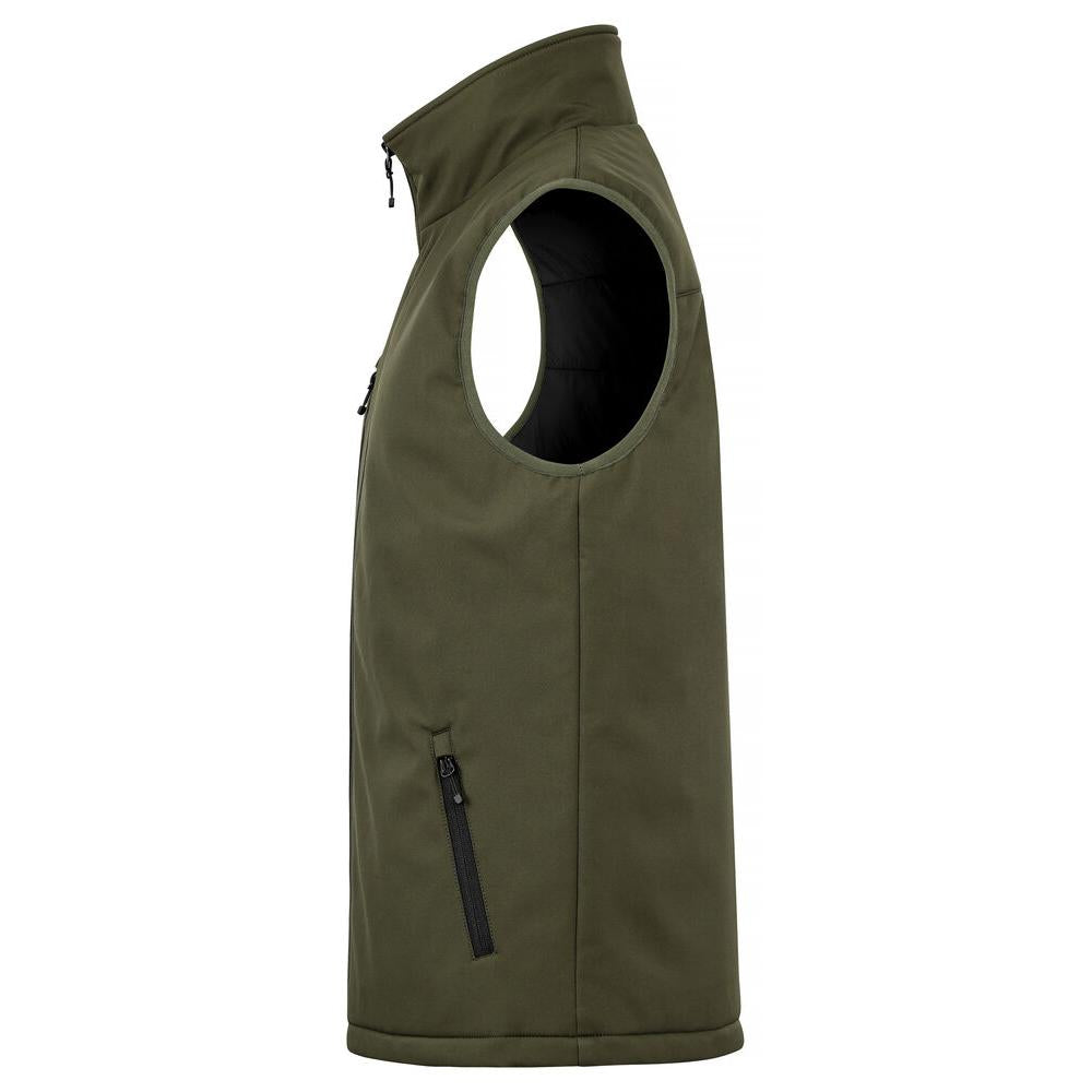 Padded Softshell Vest - Fog Green - Image 3
