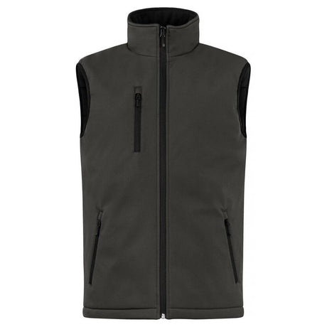 Padded Softshell Vest - Dark Grey - Image 1