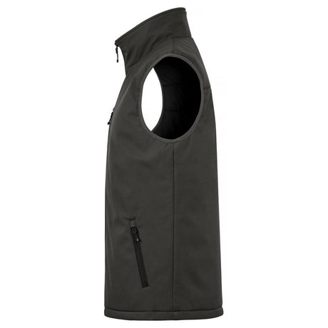Padded Softshell Vest - Dark Grey - Image 3