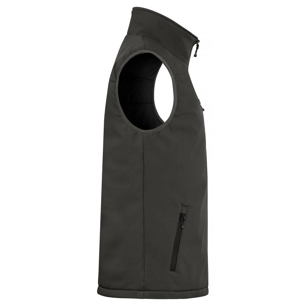 Padded Softshell Vest - Dark Grey - Image 4