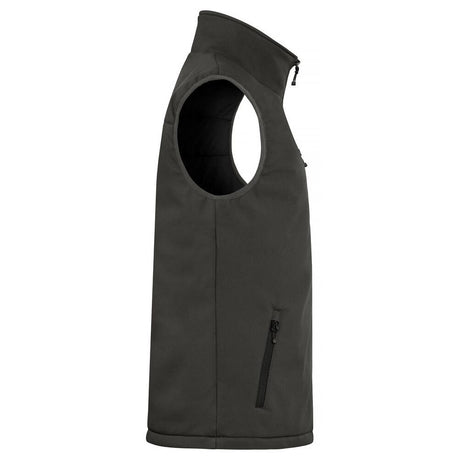 Padded Softshell Vest - Dark Grey - Image 4