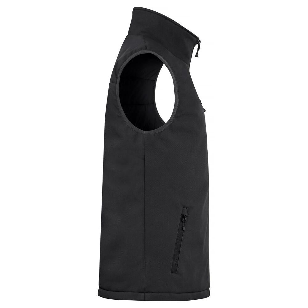 Padded Softshell Vest - Black - Image 4
