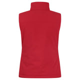 Padded Softshell Vest Women - Red - Image 2
