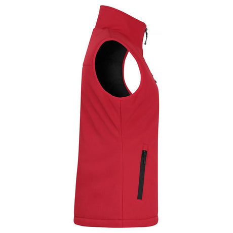 Padded Softshell Vest Women - Red - Image 4