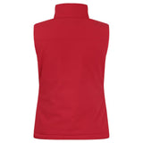 Padded Softshell Vest Women - Red - Image 2