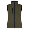 Padded Softshell Vest Women - Fog Green - Image 1