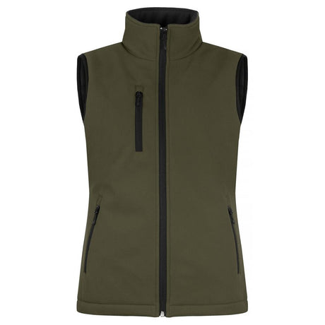 Padded Softshell Vest Women - Fog Green - Image 1
