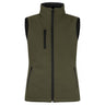 Padded Softshell Vest Women - Fog Green - Image 1