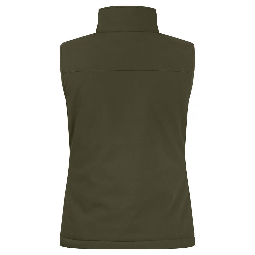 Padded Softshell Vest Women - Fog Green - Image 2