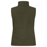 Padded Softshell Vest Women - Fog Green - Image 2