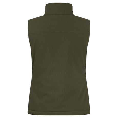 Padded Softshell Vest Women - Fog Green - Image 2