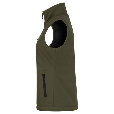 Padded Softshell Vest Women - Fog Green - Image 3