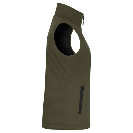 Padded Softshell Vest Women - Fog Green - Image 4