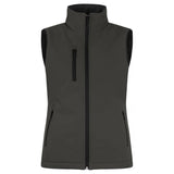 Padded Softshell Vest Women - Dark Grey - Image 1