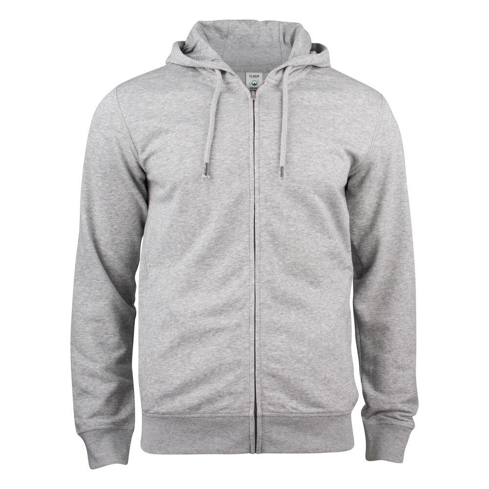 Premium OC Hoody Full Zip - Grey Melange - Image 1