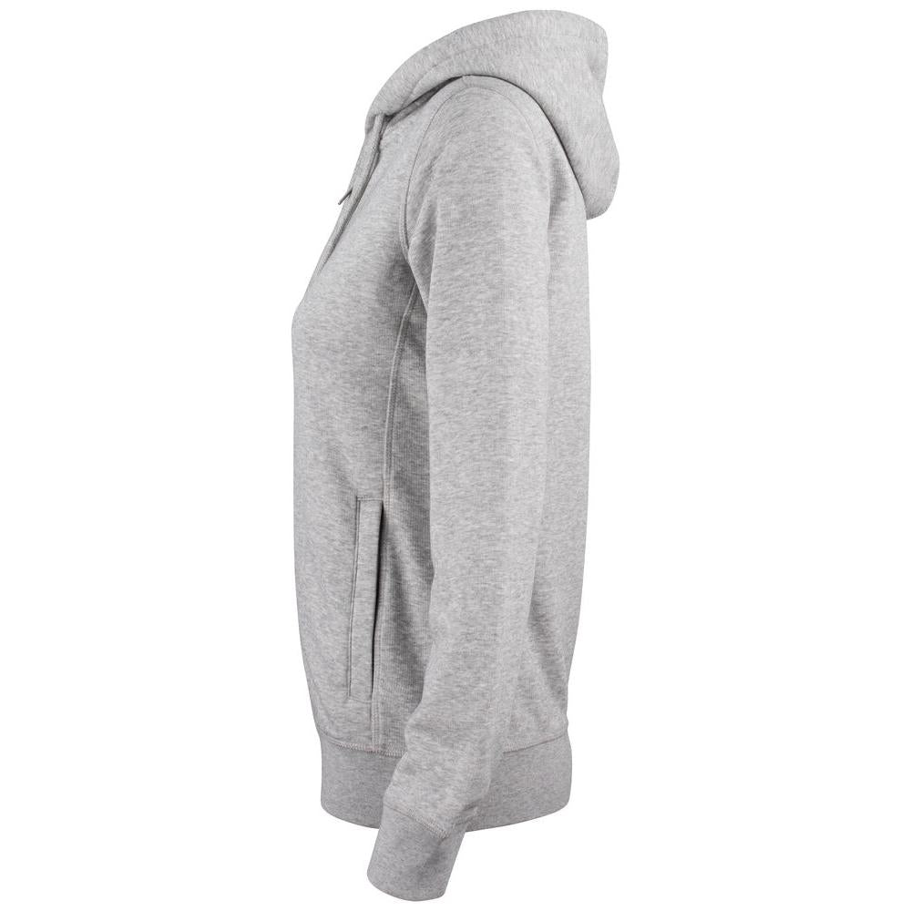 Premium OC Hoody Full Zip Women - Grey Melange - Image 3