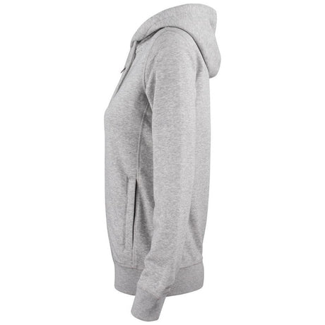 Premium OC Hoody Full Zip Women - Grey melange - Image 3