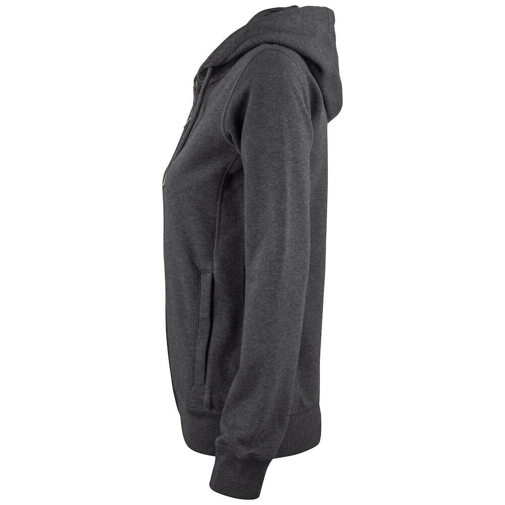 Premium OC Hoody Full Zip Women - Anthracite melange - Image 3