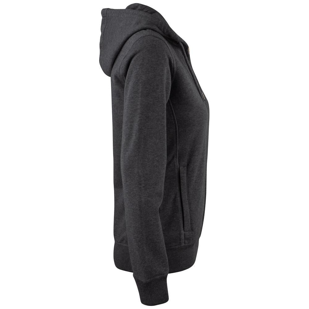 Premium OC Hoody Full Zip Women - Anthracite Melange - Image 4