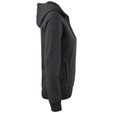 Premium OC Hoody Full Zip Women - Anthracite Melange - Image 4