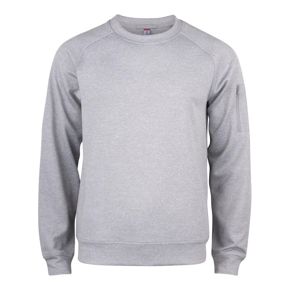 Basic Active Roundneck - Grey Melange - Image 1