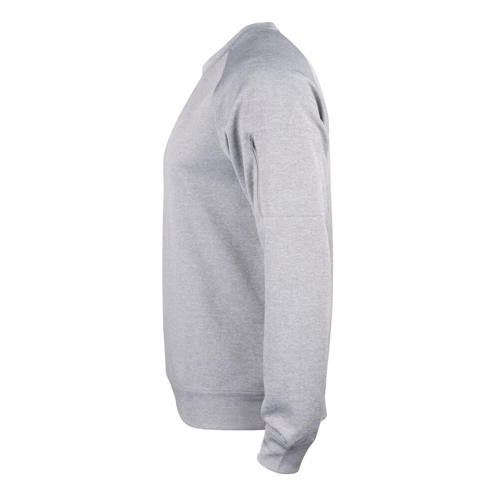 Basic Active Roundneck - Grey Melange - Image 3
