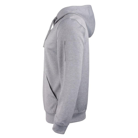 Basic Active Hoody - Grey Melange - Image 3