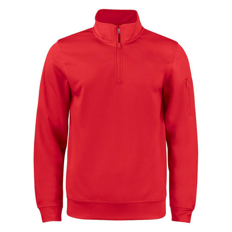 Basic Active Half Zip - Red - Image 1