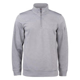 Basic Active Half Zip - Grey Melange - Image 1