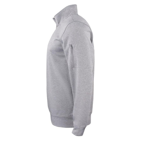 Basic Active Half Zip - Grey Melange - Image 3