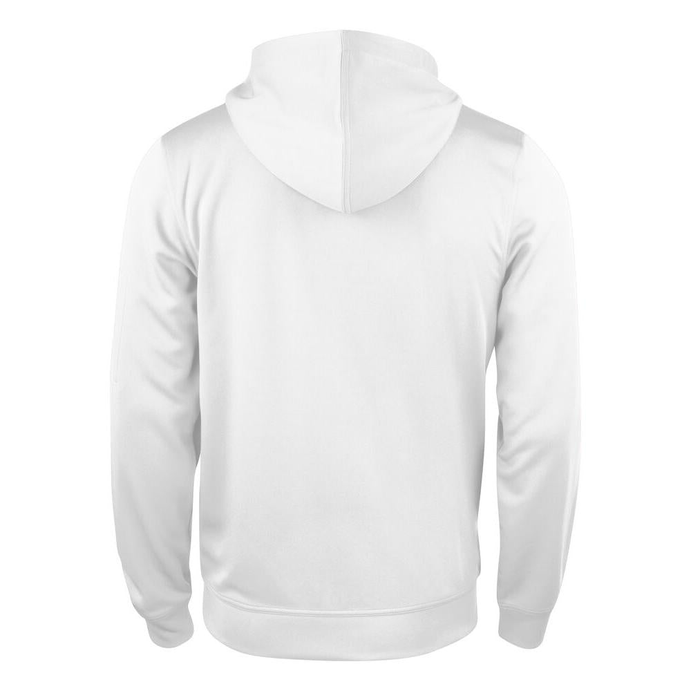 Basic Active Hoody Full Zip - White - Image 2