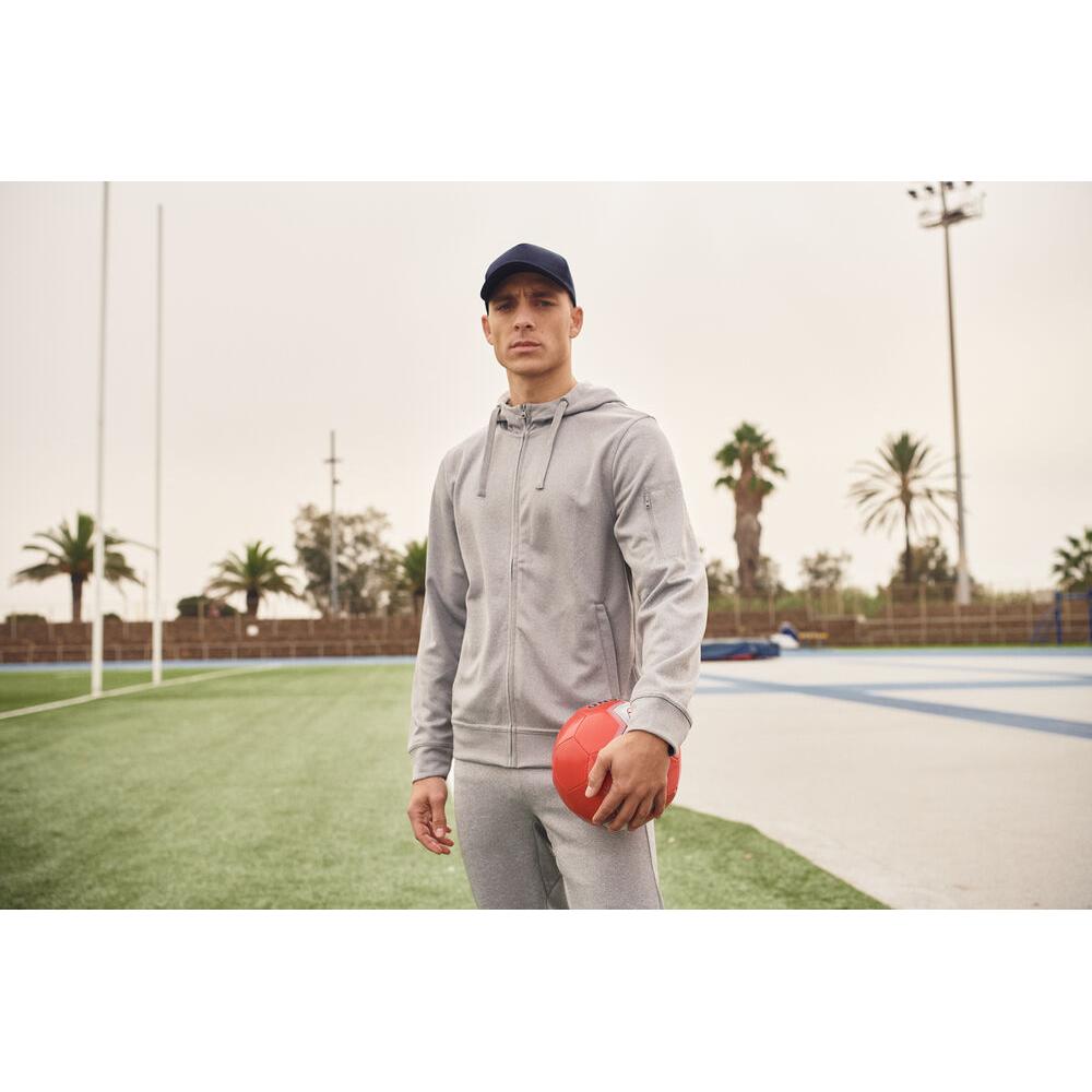 Basic Active Hoody Full Zip - White - Image 5