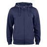 Basic Active Hoody Full Zip - Dark Navy - Image 1