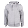 Basic Active Hoody Full Zip - Grey Melange - Image 1