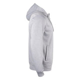 Basic Active Hoody Full Zip - Grey Melange - Image 4