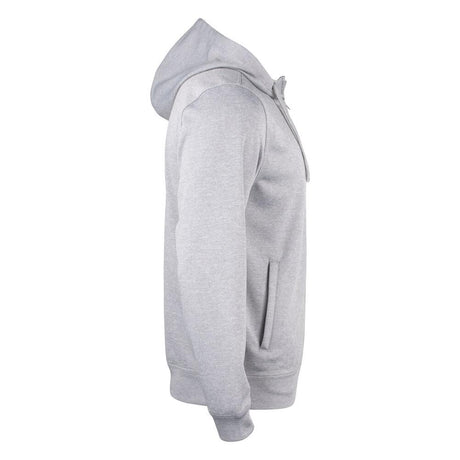 Basic Active Hoody Full Zip - Grey melange - Image 4