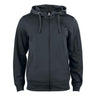 Basic Active Hoody Full Zip - Black - Image 1