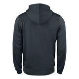 Basic Active Hoody Full Zip - Black - Image 2
