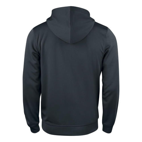 Basic Active Hoody Full Zip - Black - Image 2