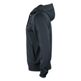 Basic Active Hoody Full Zip - Black - Image 3