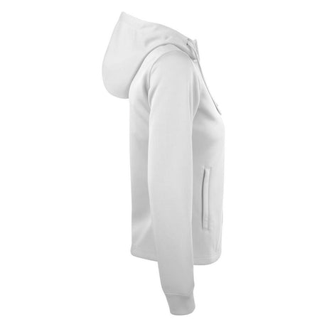Basic Active Hoody Full Zip Women - White - Image 4