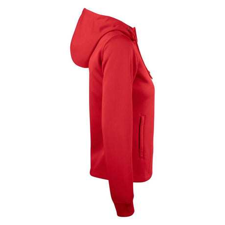 Basic Active Hoody Full Zip Women - Red - Image 4