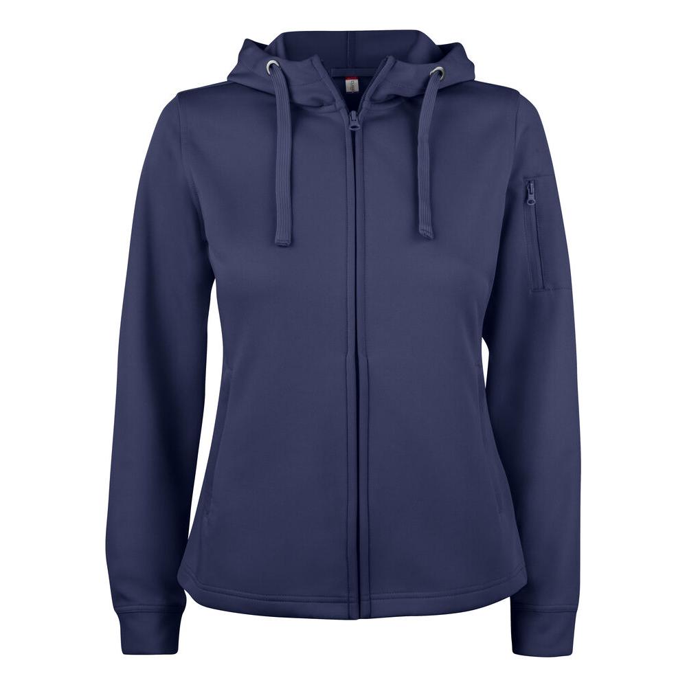 Basic Active Hoody Full Zip Women - Dark Navy - Image 1