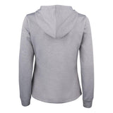 Basic Active Hoody Full Zip Women - Grey Melange - Image 2